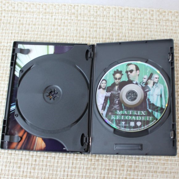 DVD MATRIX RELOADED & MATRIX REVOLUTIONS SET FULL SCREEN RATED R KEANU REEVES - Picture 8 of 16